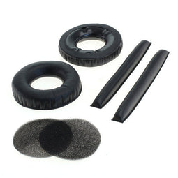 Ear pads set synthetic leather suitable for Sennheiser HD25, HD25-1 II, PC150, PC151, PC155