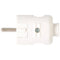 Schuko plug white, safety plug white, Schuko plug with strain relief IP44 16A 250V, with double safe