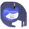 Labeling tape cassette only suitable for Dymo 91201, LetraTag LT-100H, S0721610 12mm black on white