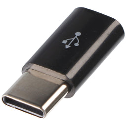 AccuCell Adapter - Micro-USB 2.0 female to USB Type C (USB-C) male - black