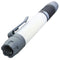 LED light stick including batteries, with magnetic base and rotating pocket clip for hands-free work