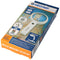 LED hand or table lamp LE037, portable magnifier, table or hand magnifier with 8 LEDs, 2 magnificati
