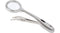 Magnifying tweezers with LED lighting, TRIZETTE, 4x magnification, including batteries