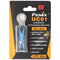 Fenix UC01 LED flashlight in a blue housing, keychain light with battery and USB charging function