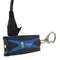 Fenix UC01 LED flashlight in a blue housing, keychain light with battery and USB charging function