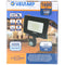 Velamp PADLIGHT5, SMD 20W IP44 LED spotlight, black, 4000K. With IR sensor.