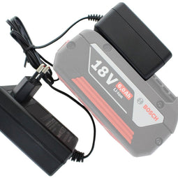 Charger suitable for Bosch Li-ion battery 18 volt (no original Bosch charger)