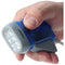 Velamp GRAM: 3 LED dynamo flashlight. blue and yellow.