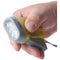 Velamp GRAM: 3 LED dynamo flashlight. blue and yellow.