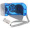 Velamp GRAM: 3 LED dynamo flashlight. blue and yellow.