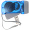 Velamp GRAM: 3 LED dynamo flashlight. blue and yellow.
