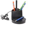 Velamp SWAN2: 7W LED desk lamp with touch switch and pen holder. Black