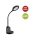 Velamp SWAN2: 7W LED desk lamp with touch switch and pen holder. Black