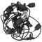 Velamp CASSIOPEA: IP44 solar powered light chain, 10 meters, 10 transparent bulbs, black cable