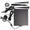 Velamp BLACKBIRD: 2 outdoor spotlights with solar panel. 3000K