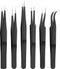 Goobay tweezers set, 6 pieces - made of stainless steel