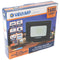 Velamp PADLIGHT5, SMD LED spotlight, 20W IP65, black 4000K