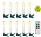 Goobay 20 wireless LED Christmas tree candles - with clips and IR remote control for controlling the