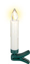 Goobay 20 wireless LED Christmas tree candles - with clips and IR remote control for controlling the