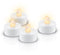 Goobay set of 4 LED tea lights with timer - wonderful and safe lighting solution for many areas such
