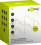 Goobay 2 x 20 LED silver wire fairy lights, incl. Timer - atmospheric lighting decoration for indoor