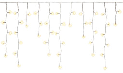 Goobay 400 LED freezing rain fairy lights - with timer function and 24 V external transformer, warm