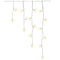 Goobay 400 LED freezing rain fairy lights - with timer function and 24 V external transformer, warm