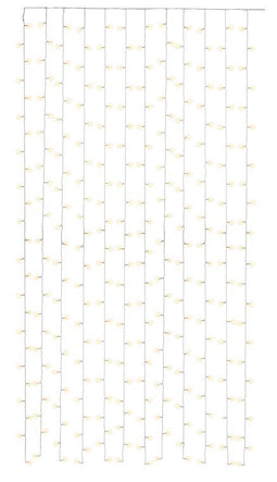 Goobay 300 LED light curtain - with remote control, timer function, 8 light modes, dimmer and 31 V e