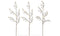 Goobay set of 3 light trees with 75 LEDs - with timer function, warm white (3000 K), battery-operate