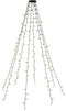 Goobay 200 LED tree coat with ring - with timer and memory function, 8 light modes, 24 V outdoor tra