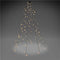 Goobay 200 LED tree coat with ring - with timer and memory function, 8 light modes, 24 V outdoor tra