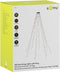 Goobay 200 LED tree coat with ring - with timer and memory function, 8 light modes, 24 V outdoor tra