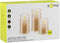 Goobay set of 3 LED real wax candles in a glass - beautiful and safe lighting solution for many area
