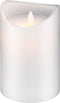 Goobay LED real wax candle white, 10x15 cm - wonderful and safe lighting solution