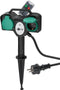 Goobay 2-way garden socket with radio remote control - especially suitable for outdoor use - splash-