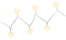 Goobay 10-pack LED light chain, battery-operated - atmospheric lighting decoration for indoor use
