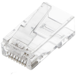 Goobay RJ45 connector, CAT 6A UTP unshielded - for round cables, with threading aid