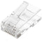 Goobay RJ45 connector, CAT 6A UTP unshielded - for round cables, with threading aid