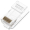 Goobay RJ45 connector, CAT 6A UTP unshielded - for round cables, with threading aid