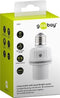 Goobay lamp holder E27 with sound & light sensor - ideal for storage rooms, attics, basements, garag