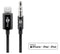 Goobay Apple Lightning audio connection cable (3.5mm) 1m black - for connecting an iPhone/iPad to an