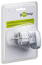 Goobay travel adapter world to EU, white - safety plug (Type F, CEE 7/7) > UK socket, Switzerland so