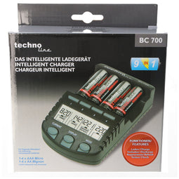 Quick charger with discharge function and LCD display