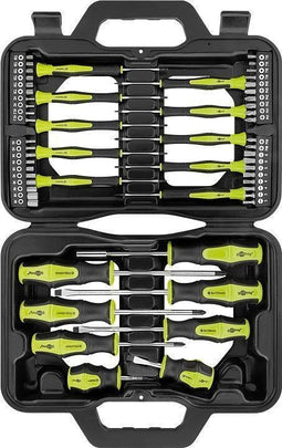 Goobay 58-piece screwdriver case - for all common screwdriving and assembly work