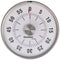 Short-term alarm clock analog silver in a classic, round design