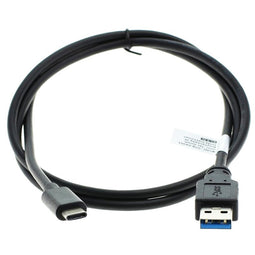 USB data cable and charging cable with USB-C plug to USB A 3.0