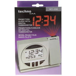 Radio alarm clock WT 590 with projection of the time eg on the wall