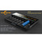 8-way quick charger charges 1 to 8 pieces of Li-Ion, LiFePO4, NiMH and Ni-Cd