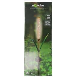 LED solar light in reed design, with twilight sensor, 20 x warm white LEDs