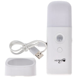 LED orientation light and flashlight, 2-in-1 function, rechargeable LED light, with motion detector,